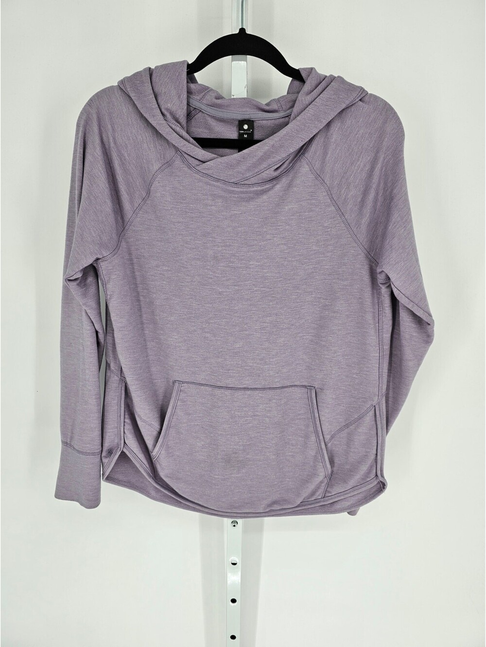 Yogalicious Women's Purple Long Sleeve Pocket Active Breathable Hoodie Size M